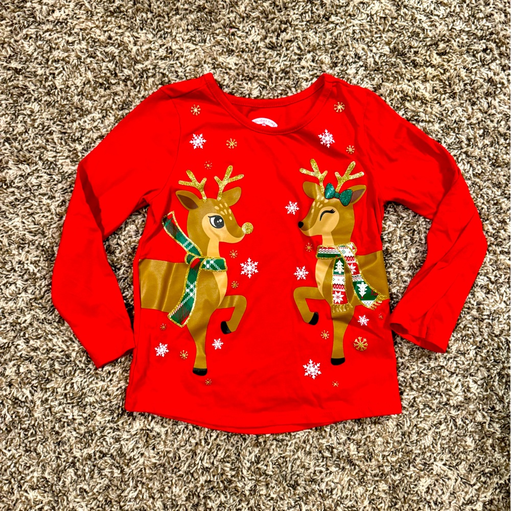 Toddler Girl Holiday Shirt